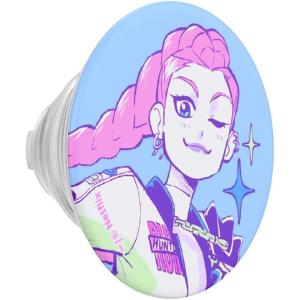 PopSockets Swappable PopTop for Phone Grips, Compatible with Adhesive or MagSafe Bases, Kpop Demon Slayer – Huntrix Rumi(Huntrix Rumi)