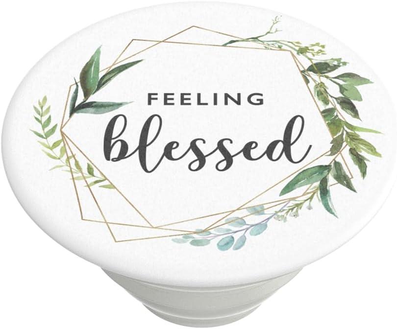 imagePopSockets Phone Grip with Expanding Kickstand Adhesive Grip Tidepool Snowglobe WonderlandHappy Hanukkah