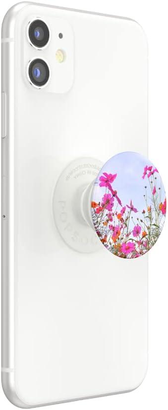 imagePopSockets Phone Grip with Expanding Kickstand Adhesive Grip Cute PopSockets Cactus PotFuschia Bloom