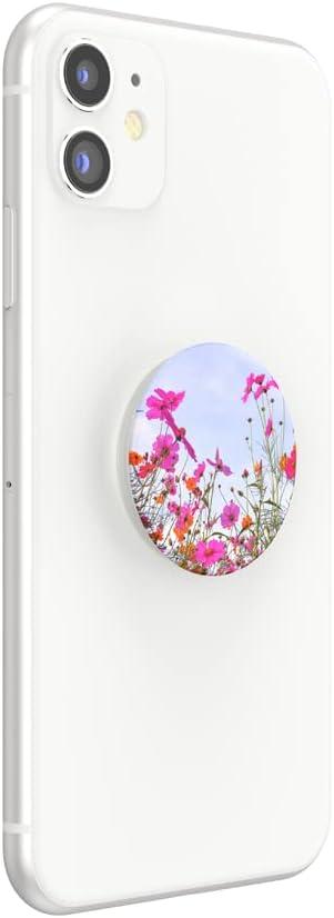 imagePopSockets Phone Grip with Expanding Kickstand Adhesive Grip Cute PopSockets Cactus PotFuschia Bloom