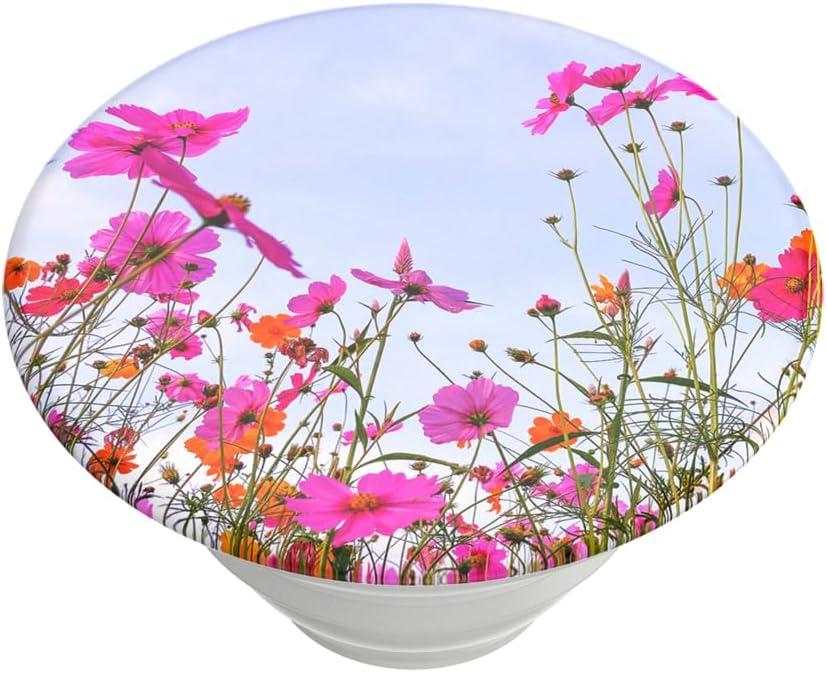 imagePopSockets Phone Grip with Expanding Kickstand Adhesive Grip Cute PopSockets Cactus PotFuschia Bloom