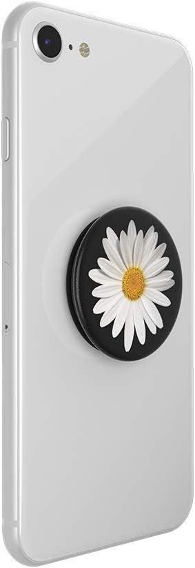 imagePopSockets Phone Grip with Expanding Kickstand Adhesive Grip Cute PopSockets Cactus PotWhite Daisy