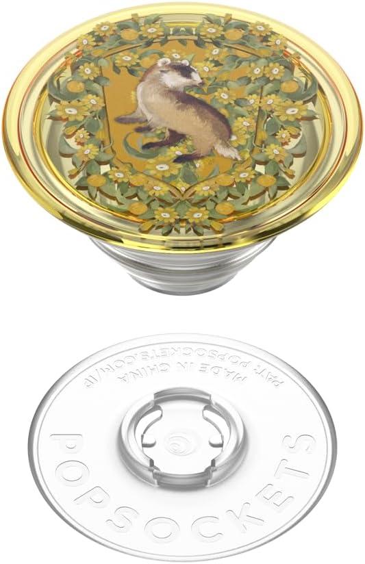 imagePopSockets Phone Grip with Expanding Kickstand Adhesive Grip Enamel GryffindorHufflepuff Crest