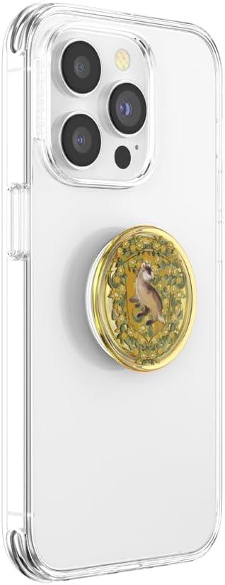 imagePopSockets Phone Grip with Expanding Kickstand Adhesive Grip Enamel GryffindorHufflepuff Crest