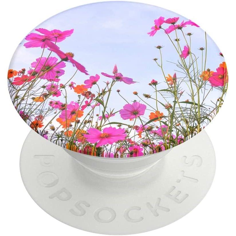 imagePopSockets Phone Grip with Expanding Kickstand Adhesive Grip Cute PopSockets Cactus PotFuschia Bloom