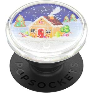 ​​​​PopSockets Phone Grip with Expanding Kickstand, Adhesive Grip – Tidepool Snowglobe Wonderland(Candy Cane Lane)