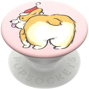 ​​​​PopSockets Phone Grip with Expanding Kickstand, Adhesive Grip – Tidepool Snowglobe Wonderland(Holiday Pug)