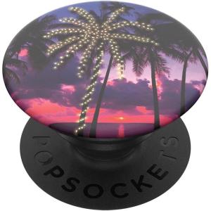 ​​​​PopSockets Phone Grip with Expanding Kickstand, Adhesive Grip – Tidepool Snowglobe Wonderland(Miami Sunset)
