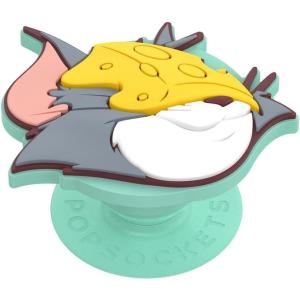 PopSockets: ​​​​Phone Grip with Expanding Kickstand, Adhesive Grip, PopOut, Tom and Jerry – Tom and Jerry(Cheese’d Tom)