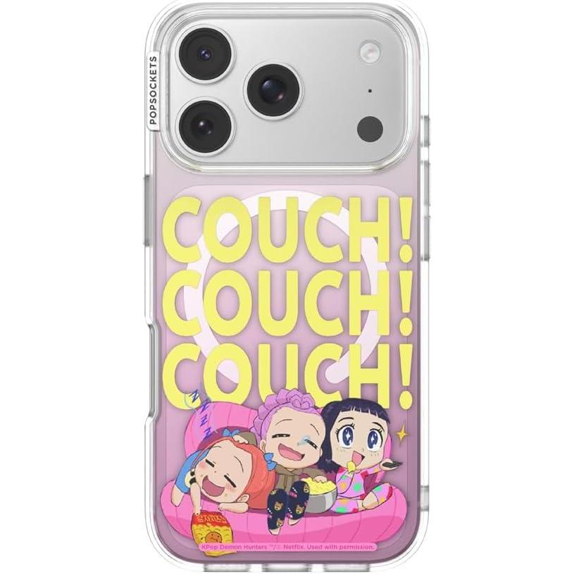 imagePopSockets iPhone 17 Pro Case Compatible with MagSafe Phone Case for iPhone 17 Pro Wireless Charging Compatible Case Only Couch Couch Couch