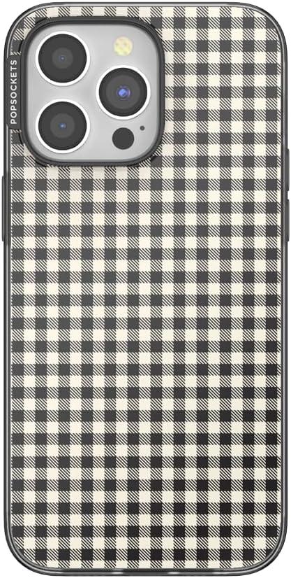 imagePopSockets iPhone 17 Phone Case Compatible with MagSafe for iPhone 17 Wireless Charging Compatible Case Only GinghamGingham