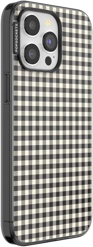 imagePopSockets iPhone 17 Phone Case Compatible with MagSafe for iPhone 17 Wireless Charging Compatible Case Only GinghamGingham