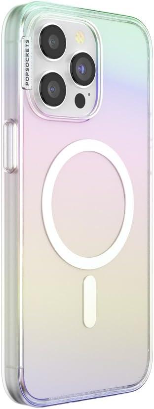 imagePopSockets iPhone 17 Phone Case Compatible with MagSafe for iPhone 17 Wireless Charging Compatible Case Only GinghamShimmer