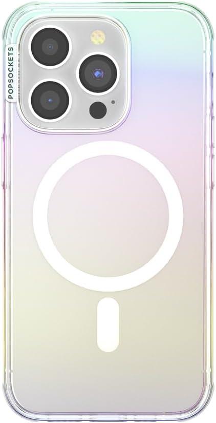 imagePopSockets iPhone 17 Phone Case Compatible with MagSafe for iPhone 17 Wireless Charging Compatible Case Only GinghamShimmer