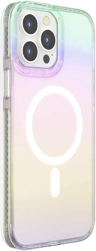 imagePopSockets iPhone 17 Phone Case Compatible with MagSafe for iPhone 17 Wireless Charging Compatible Case Only GinghamShimmer