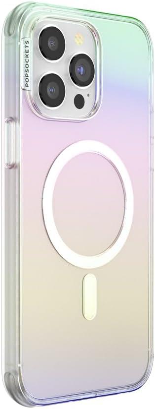 imagePopSockets iPhone 17 Phone Case Compatible with MagSafe for iPhone 17 Wireless Charging Compatible Case Only GinghamShimmer