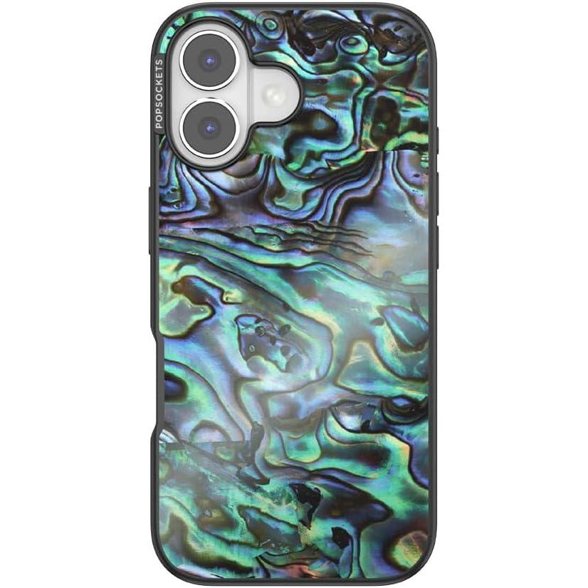 imagePopSockets iPhone 17 Phone Case Compatible with MagSafe for iPhone 17 Wireless Charging Compatible Case Only  GinghamAlbalone