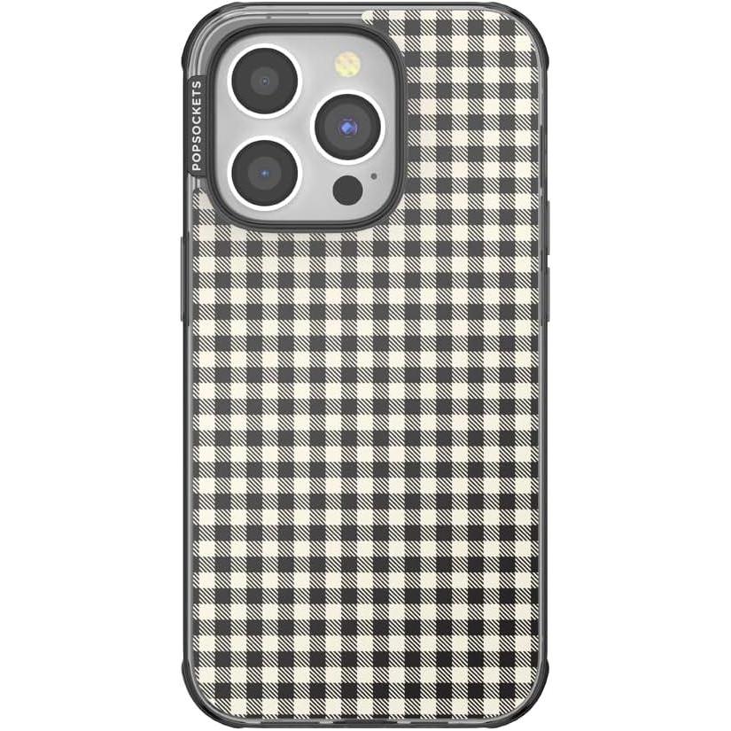 imagePopSockets iPhone 17 Phone Case Compatible with MagSafe for iPhone 17 Wireless Charging Compatible Case Only  GinghamGingham