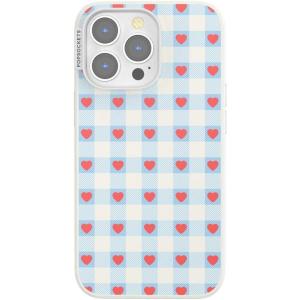 PopSockets iPhone 13 Pro Case Compatible with MagSafe, Phone Case for iPhone 13 Pro, Wireless Charging Compatible – Berry Sweet Gingham