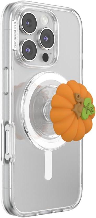 imagePopSockets Phone Grip for MagSafe with Kickstand Magnetic Stand Swappable Top Secure Hold for iPhone MagSafe Cases Phone amp Tablet Grip Harry Potter PopOut Pumpkin