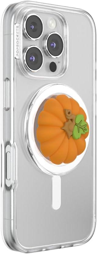 imagePopSockets Phone Grip for MagSafe with Kickstand Magnetic Stand Swappable Top Secure Hold for iPhone MagSafe Cases Phone amp Tablet Grip Harry Potter PopOut Pumpkin