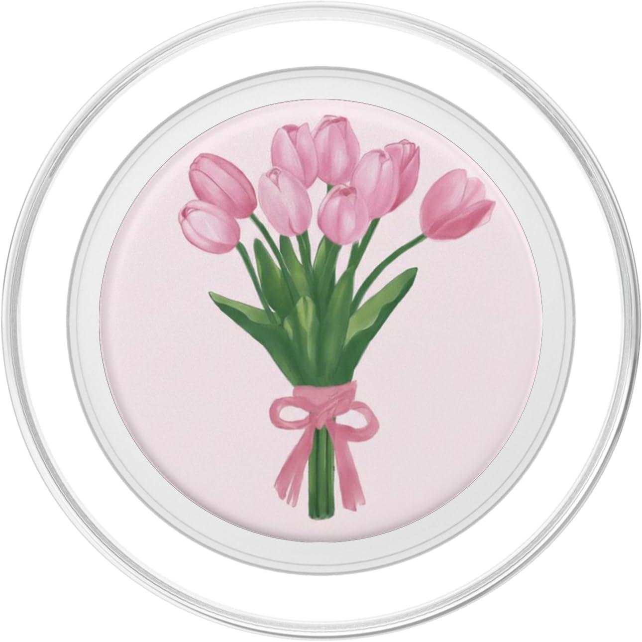 imagePopSockets Floral Phone Grip amp Stand Tulip Bouquet PopSockets PopGrip for MagSafeMagnetic PopGrip