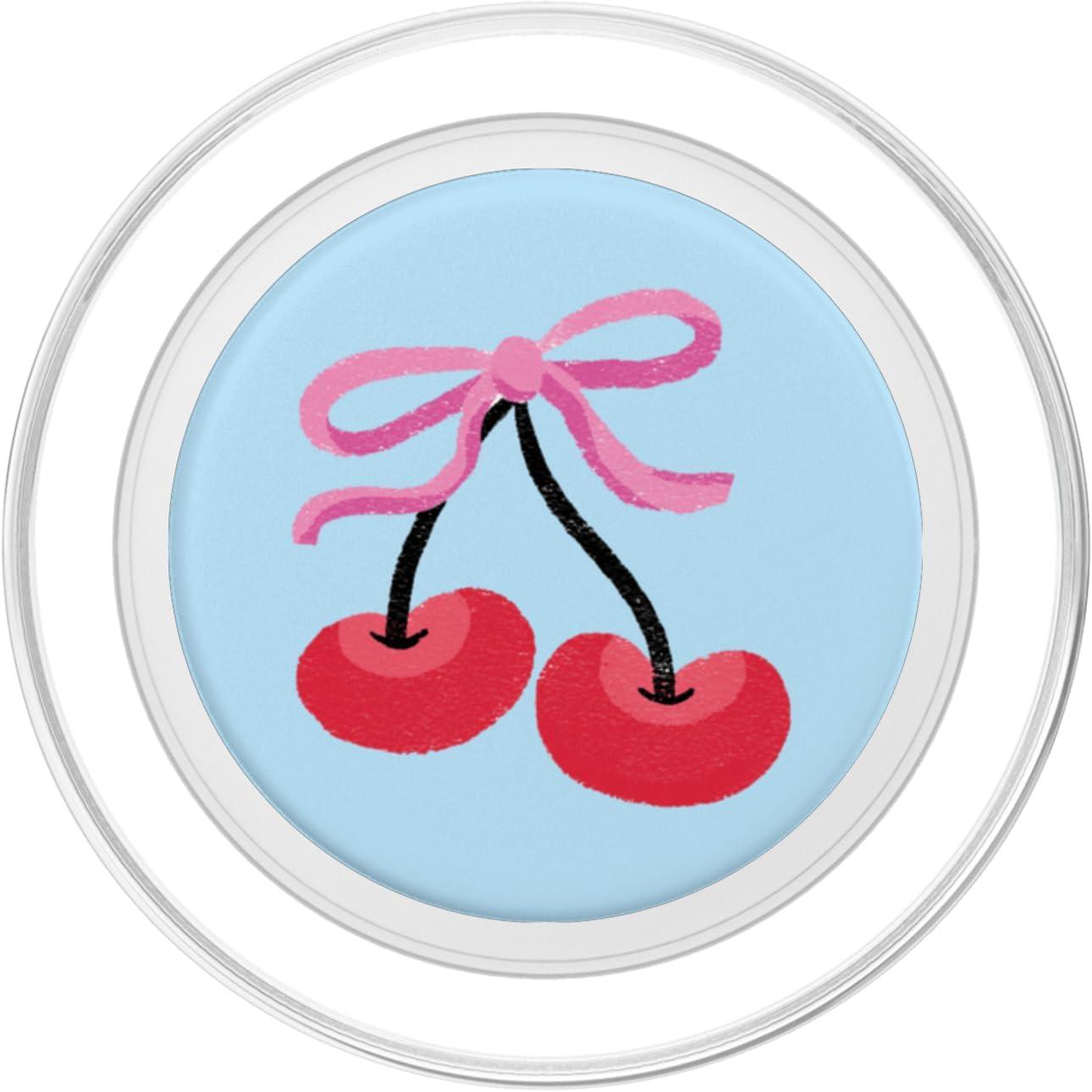 imagePopSockets Phone Grip Cutie Cherry Bow PopSockets PopGrip for MagSafeMagnetic PopGrip