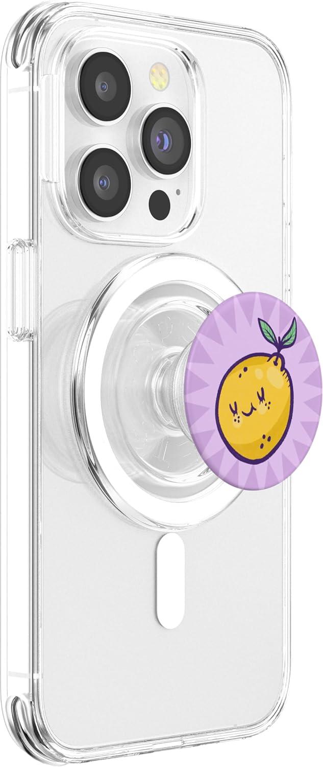 imagePopSockets Phone Grip Cutie Lemon PopSockets PopGrip for MagSafeMagnetic PopGrip