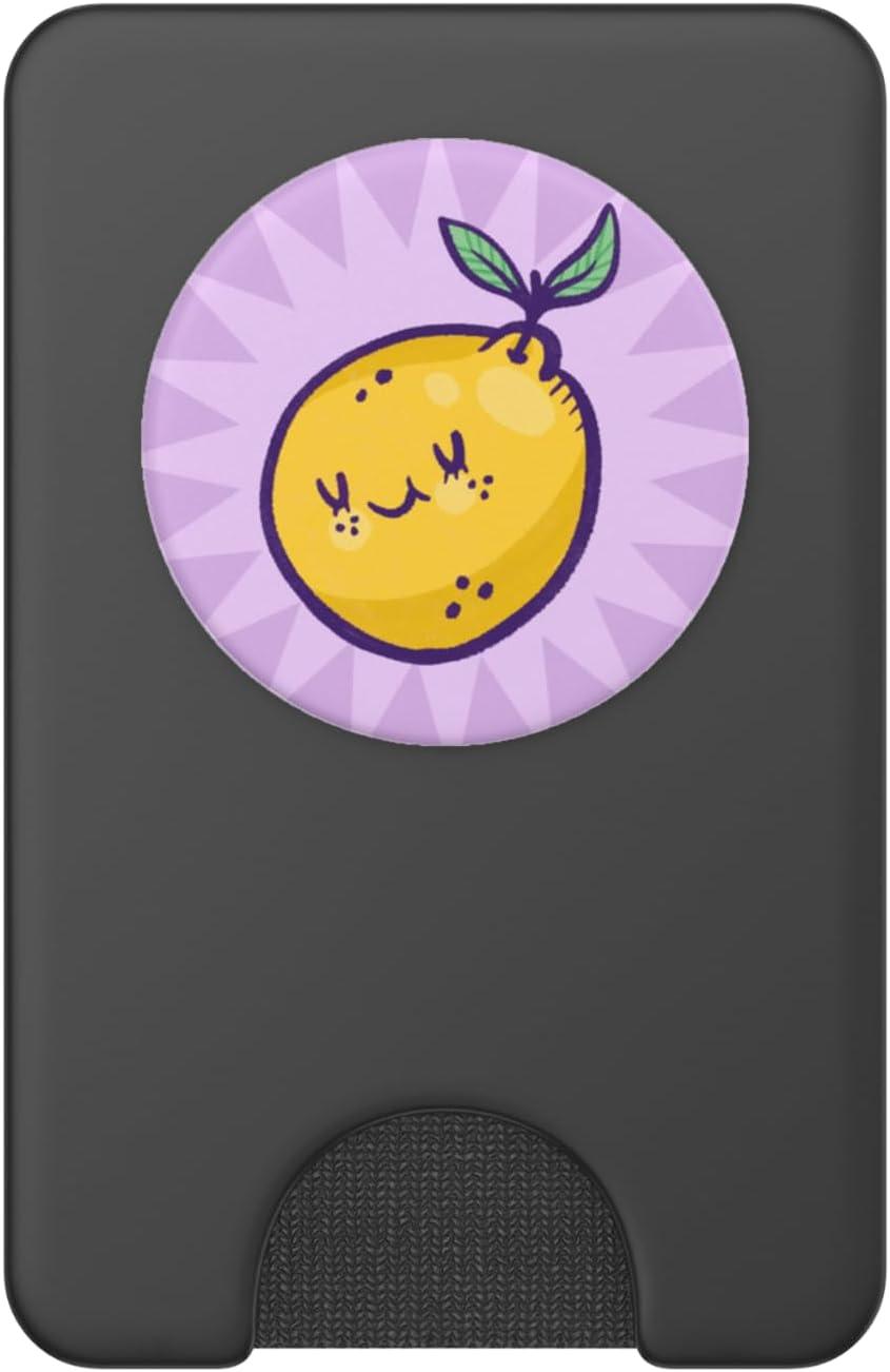 imagePopSockets Phone Grip Cutie Lemon PopSockets PopGrip for MagSafeMagnetic PopWallet