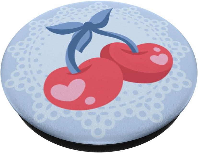 imagePopSockets Phone Grip Dainty Cherry PopSockets PopGrip for MagSafeAdhesive PopGrip