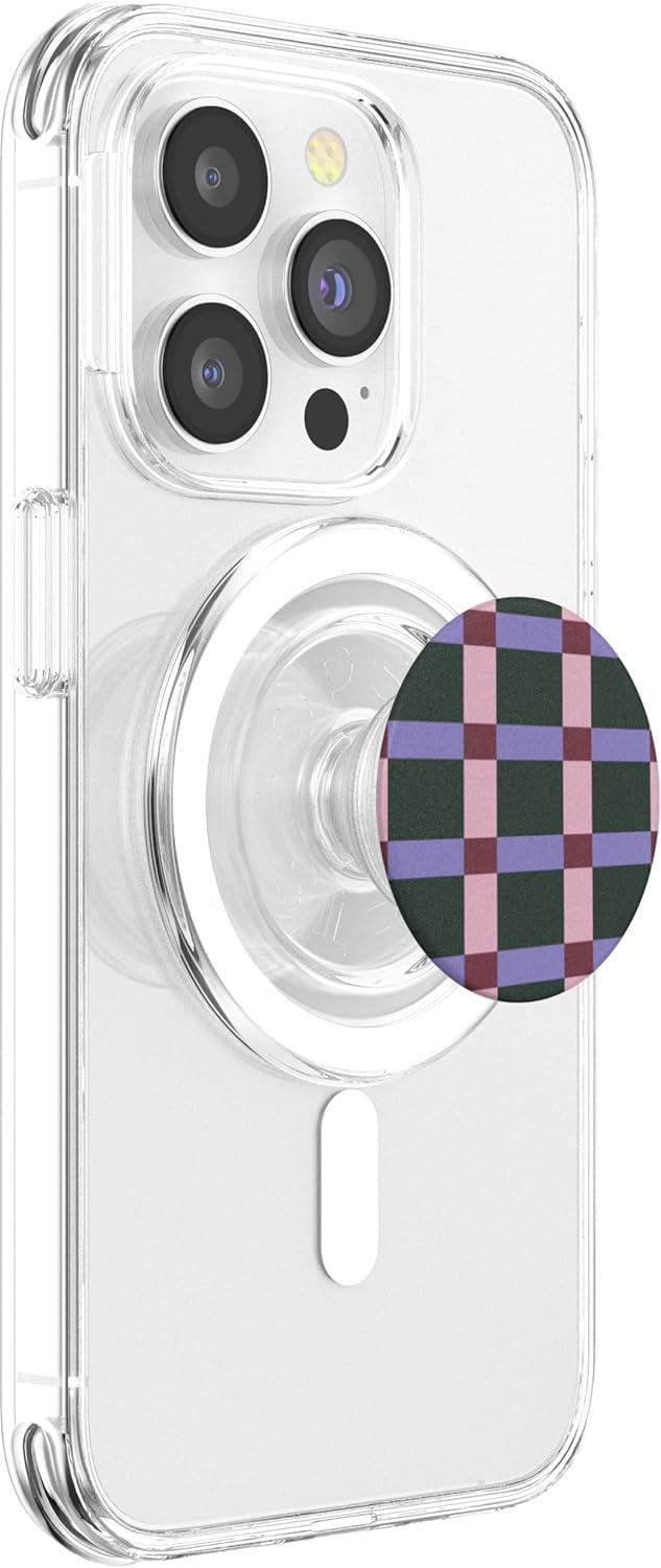 imagePopSockets Phone Grip Modern Colorblock PopSockets PopGrip for MagSafeMagnetic PopGrip
