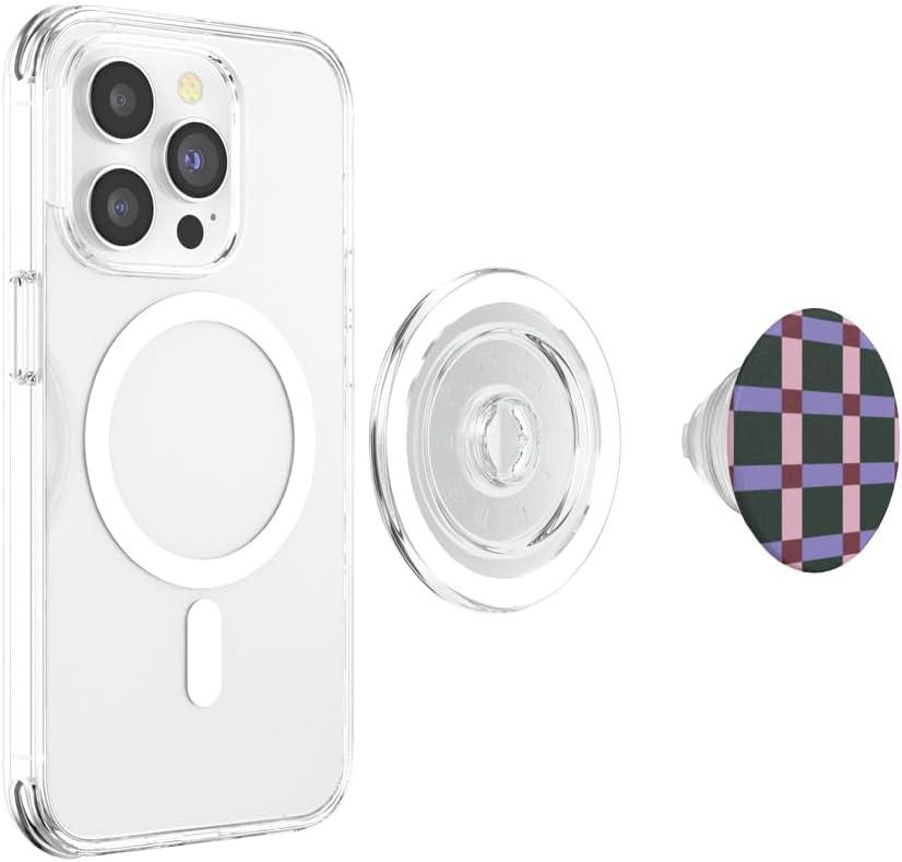 imagePopSockets Phone Grip Modern Colorblock PopSockets PopGrip for MagSafeMagnetic PopGrip