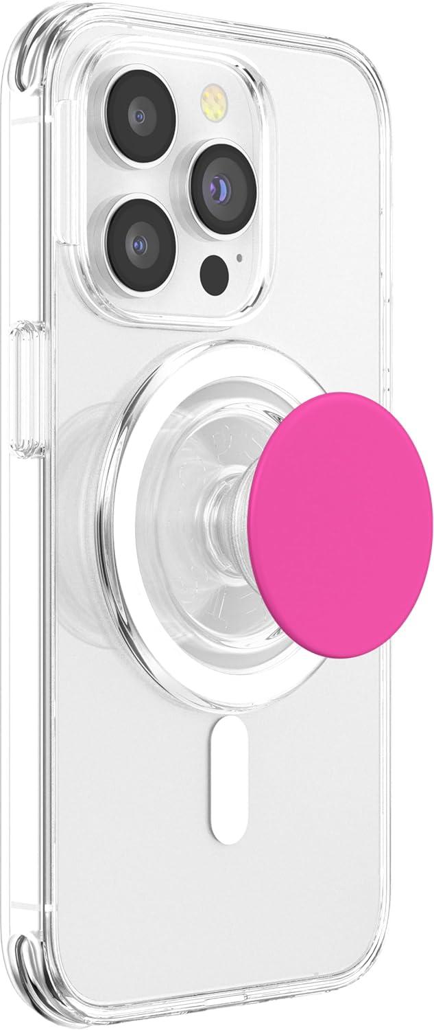 imagePopSockets Phone Grip with Expanding Kickstand Fuschia PopSockets Adhesive PopGripMagnetic PopGrip