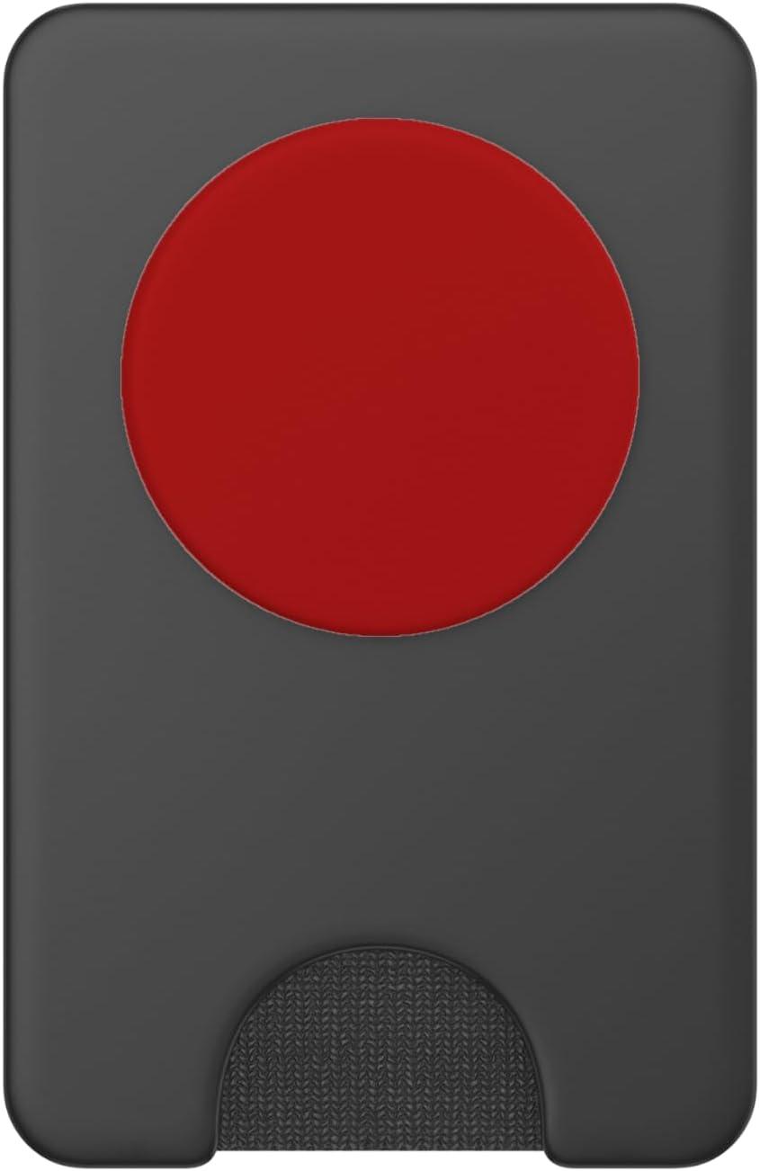 imagePopSockets Phone Grip with Expanding Kickstand Maroon PopSockets Adhesive PopGripMagnetic PopWallet