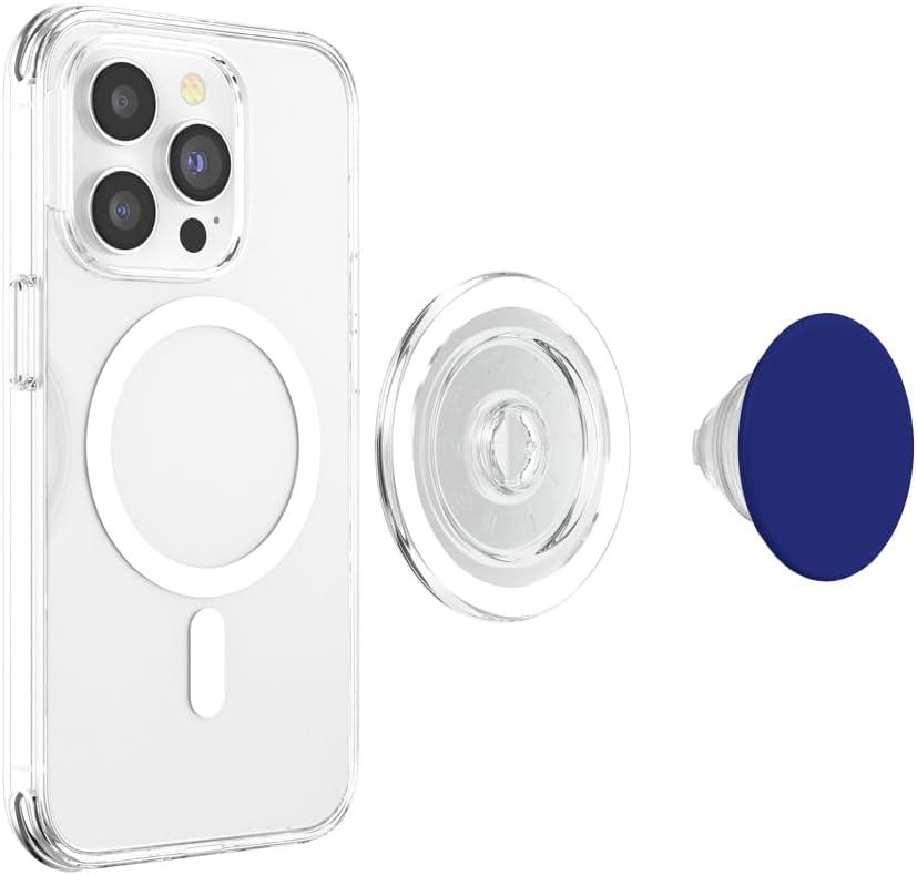 imagePopSockets Phone Grip with Expanding Kickstand Navy PopSockets Adhesive PopGripMagnetic PopGrip