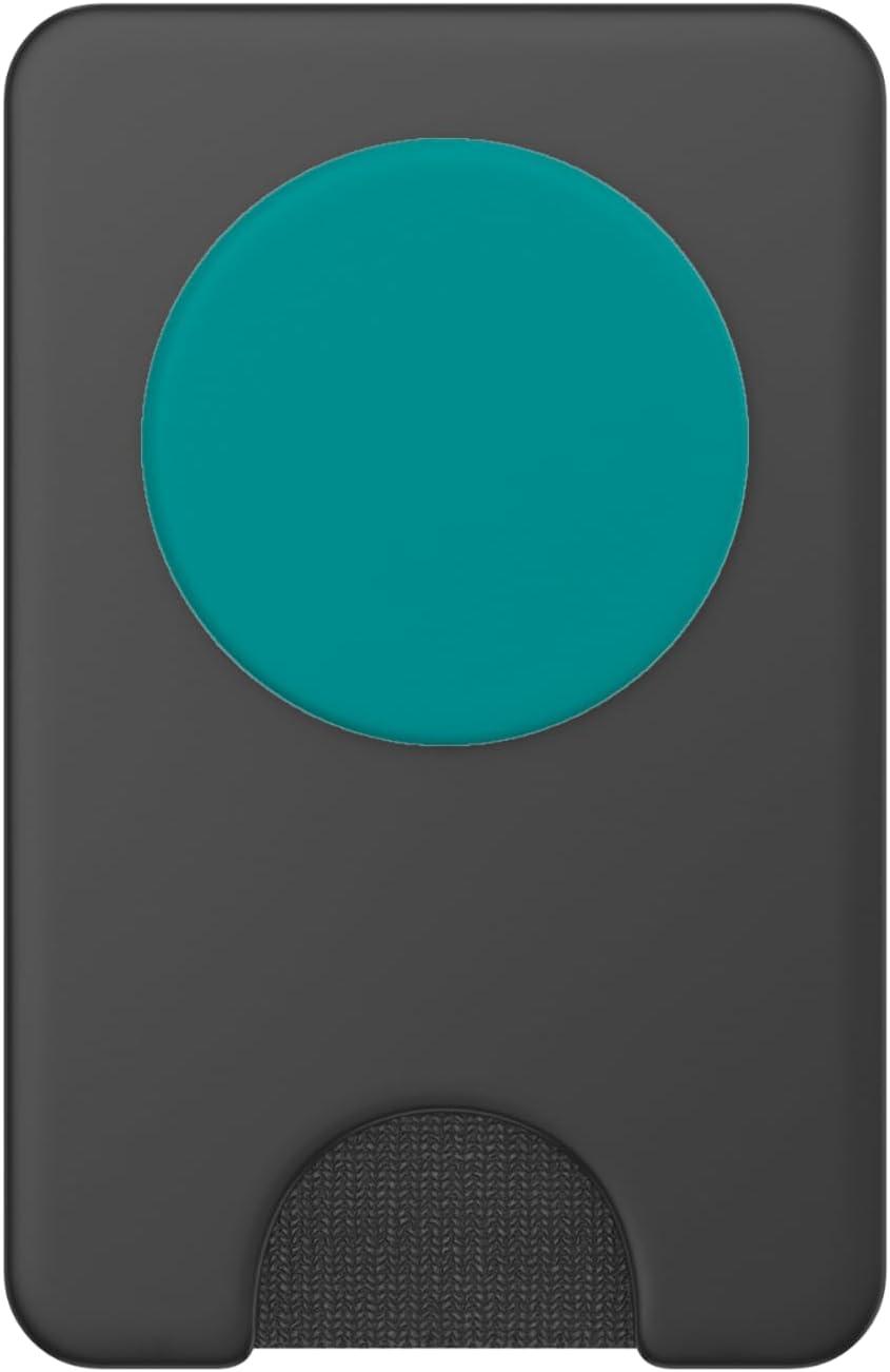 imagePopSockets Phone Grip with Expanding Kickstand Light Teal PopSockets Adhesive PopGripMagnetic PopWallet