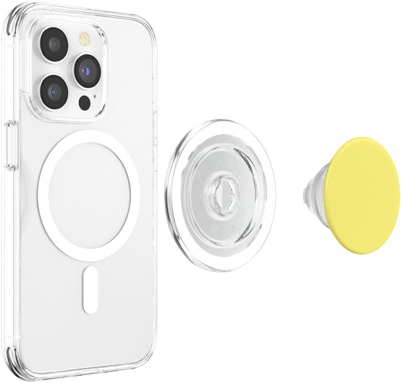imagePopSockets Phone Grip with Expanding KickstandPastel Yellow PopSockets Adhesive PopGripMagnetic PopGrip