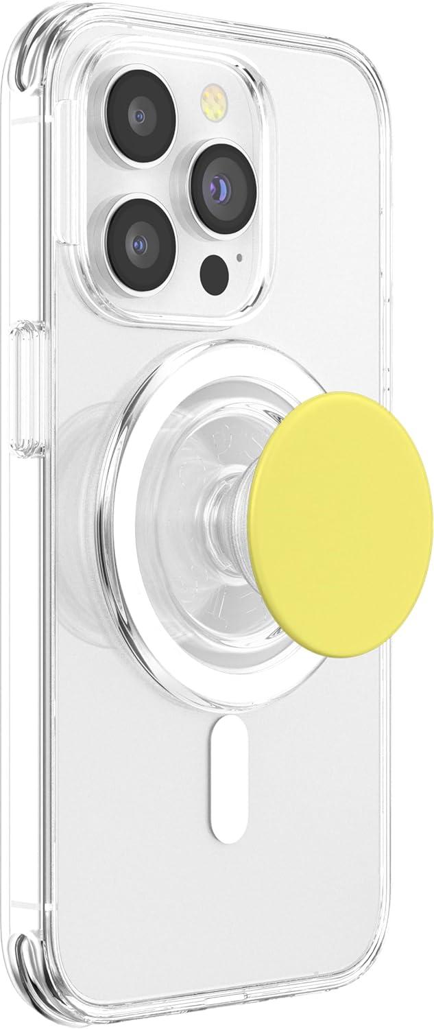 imagePopSockets Phone Grip with Expanding KickstandPastel Yellow PopSockets Adhesive PopGripMagnetic PopGrip