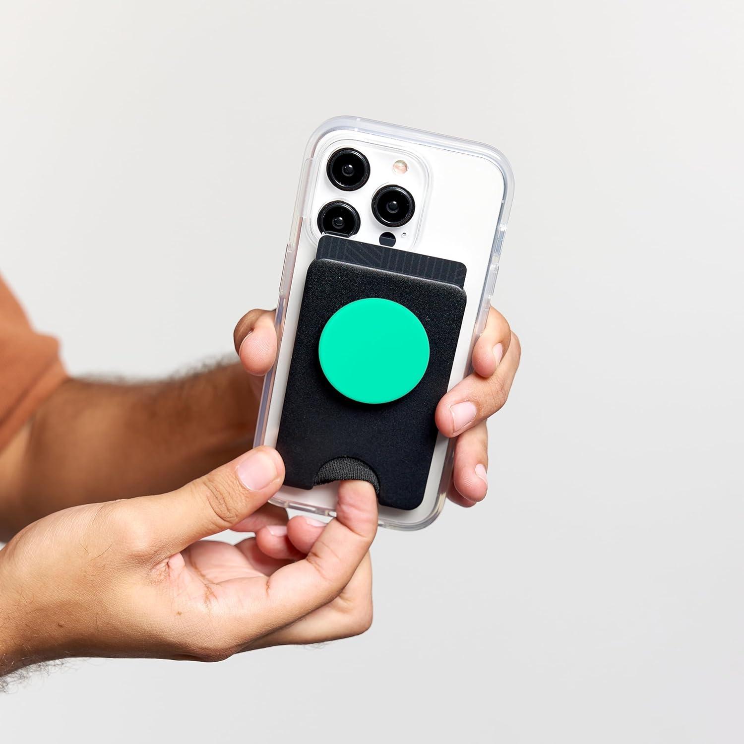 imagePopSockets Teal Phone Grip PopSockets PopGrip for MagSafeMagnetic PopWallet