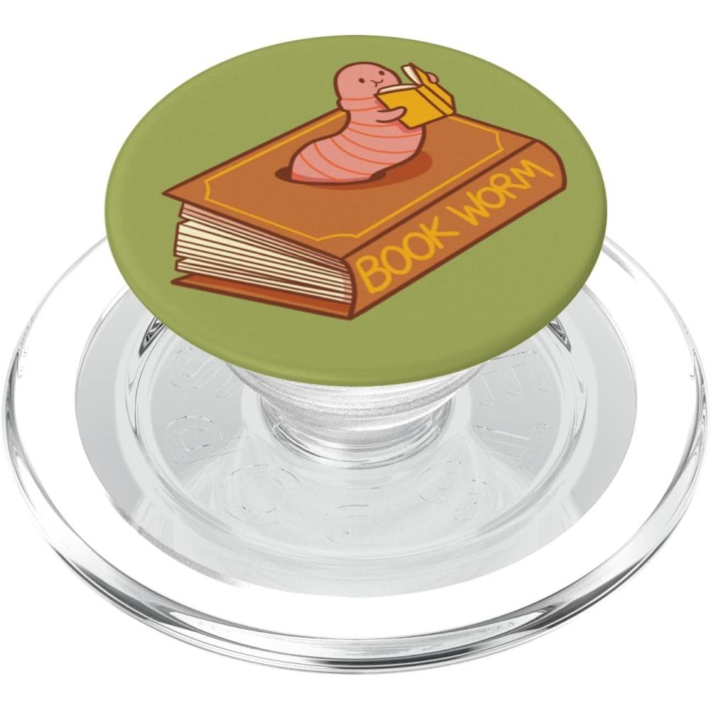imagePopSockets Bookish Phone Grip amp Stand  Bookworm PopSockets PopGrip for MagSafeMagnetic PopGrip