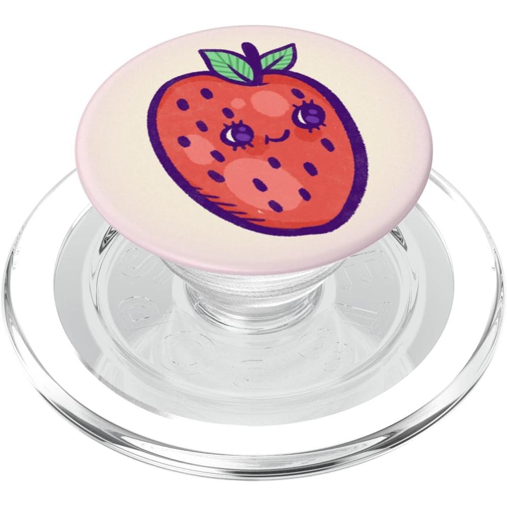 imagePopSockets Phone Grip Cutie Strawberry PopSockets PopGrip for MagSafeMagnetic PopGrip