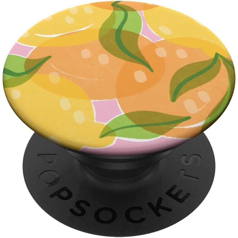 imagePopSockets Phone Grip Fresh Picked Lemon PopSockets PopGrip for MagSafeAdhesive PopGrip