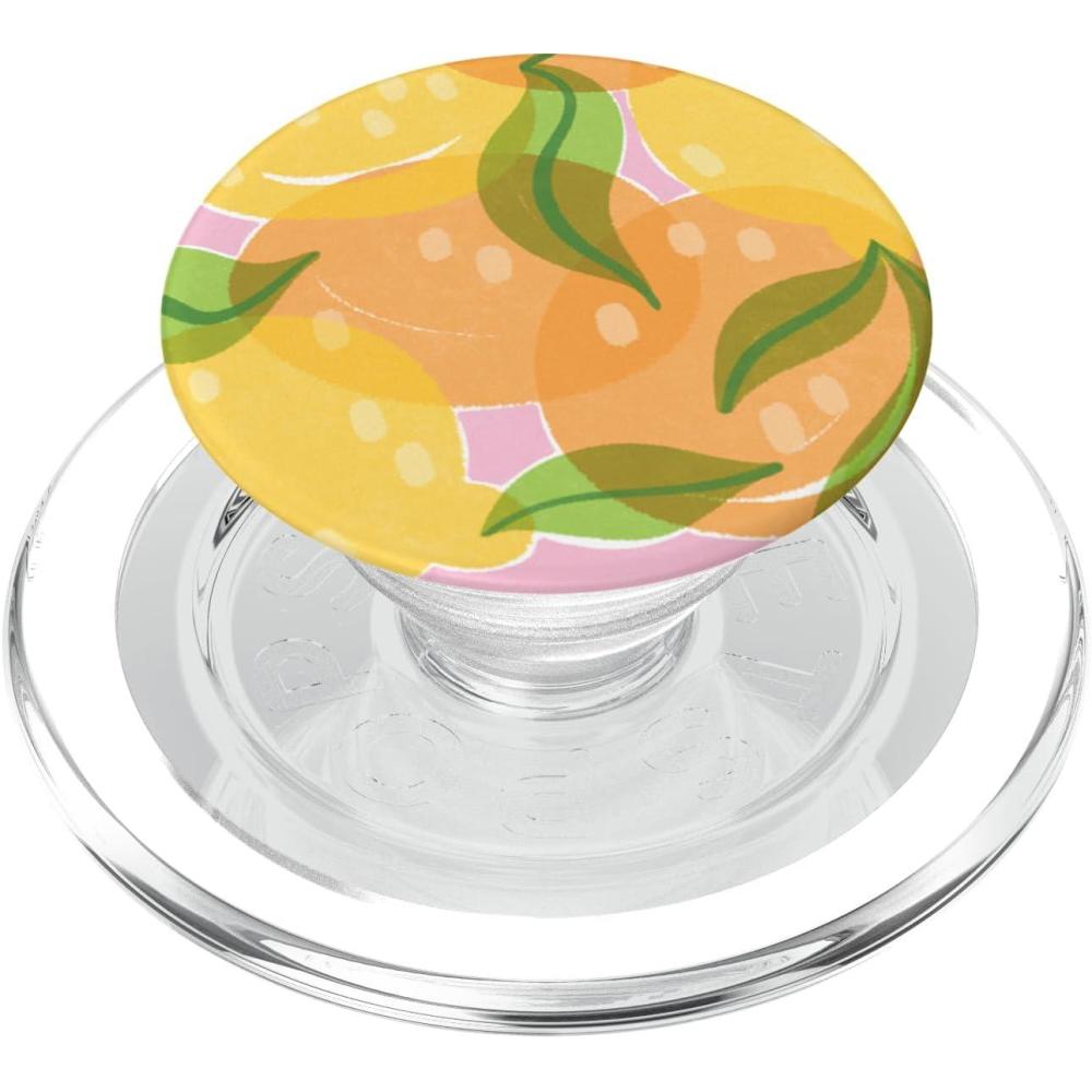 imagePopSockets Phone Grip  Fresh Picked Lemon PopSockets PopGrip for MagSafeMagnetic PopGrip