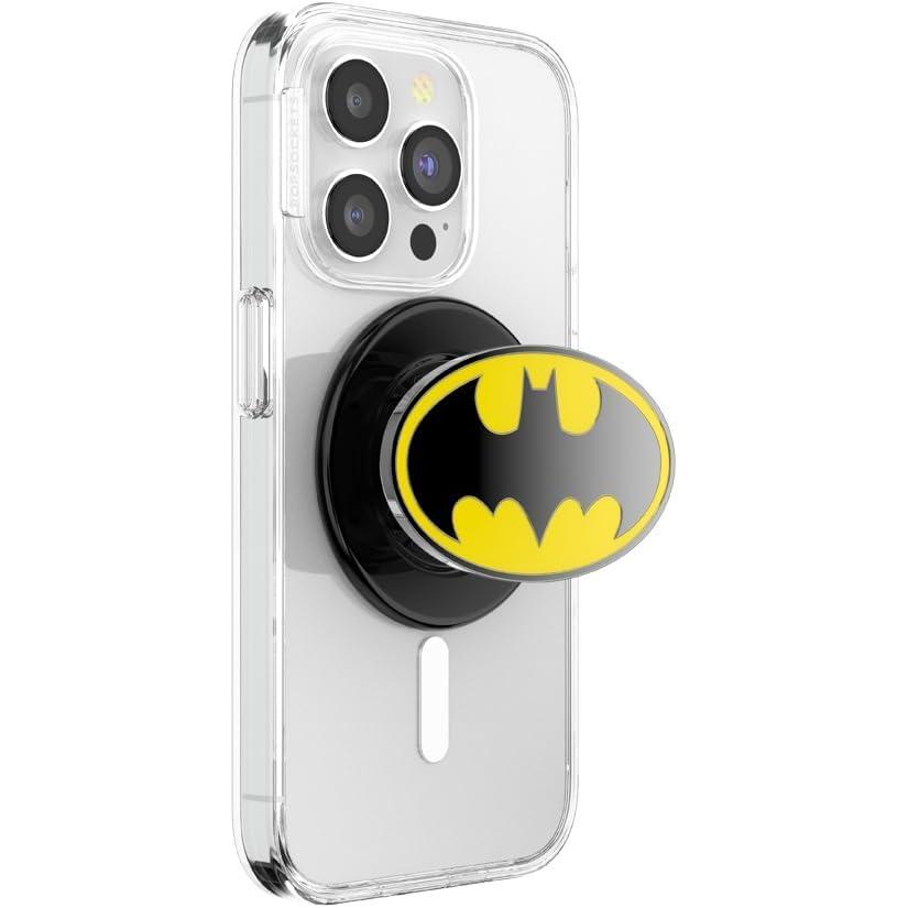 imagePopSockets Phone Grip for MagSafe with Kickstand Magnetic Stand Swappable Top Secure Hold for iPhone MagSafe Cases Phone amp Tablet Grip Batman  Enamel Comic CoverI Am Batman