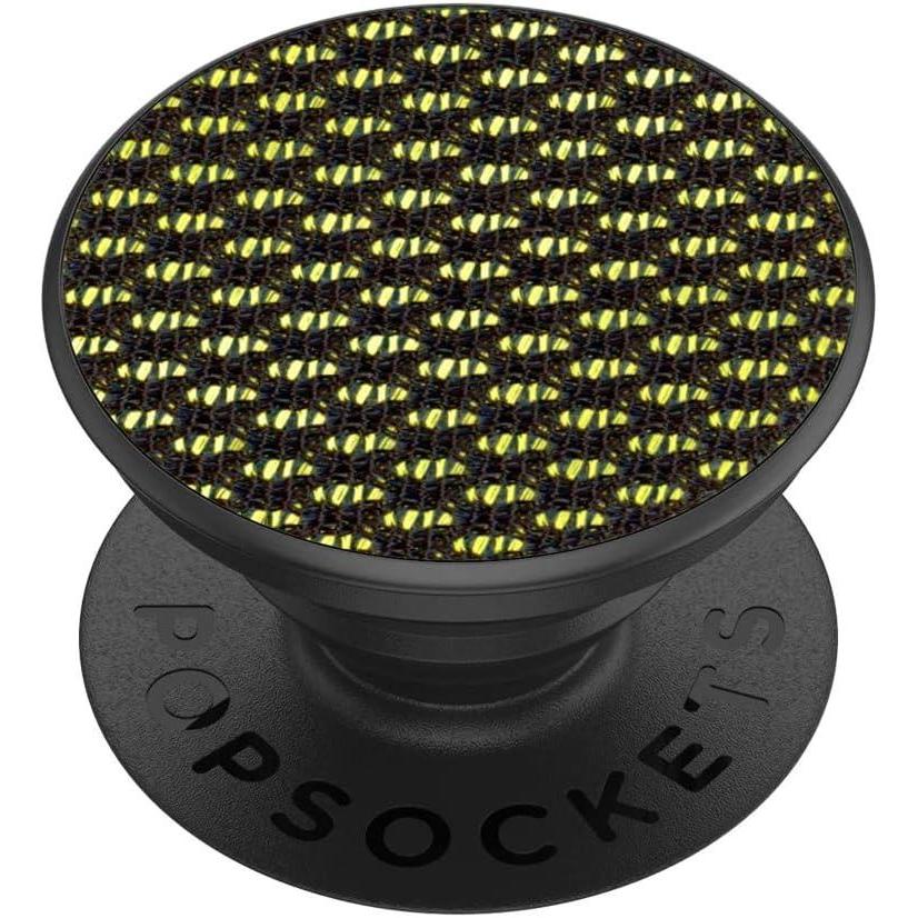 imagePopSockets Phone Grip for MagSafe with Kickstand Magnetic Stand Swappable Top Secure Hold for iPhone MagSafe Cases Phone amp Tablet Grip Cute PopSockets Squishy Tidepool Heart PinkyMesh Neon Green