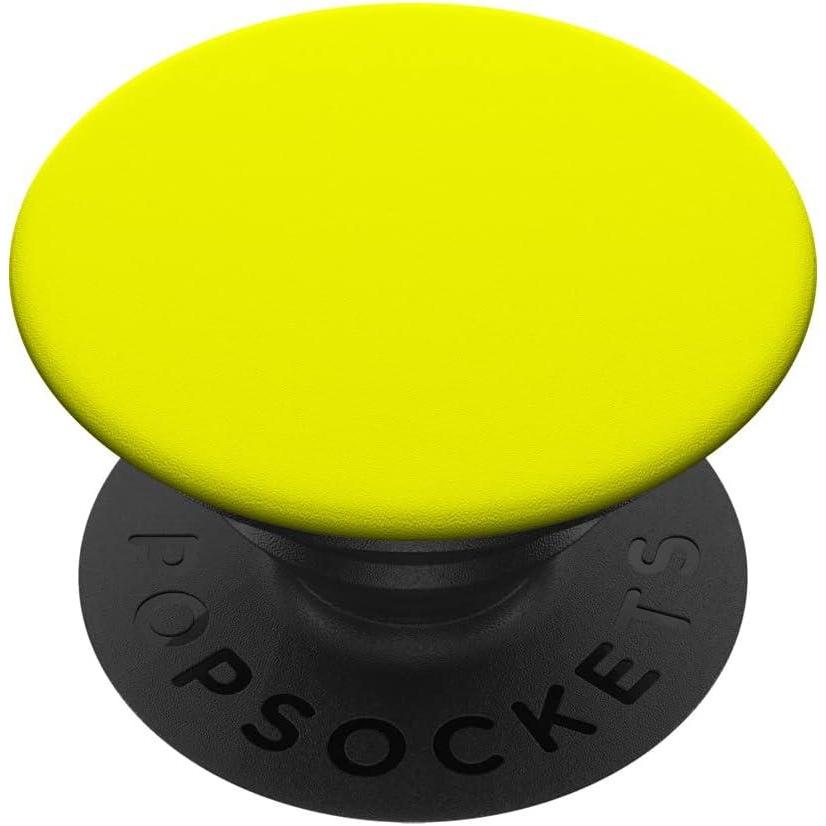 imagePopSockets Phone Grip with Expanding Kickstand  Neon Yellow PopSockets Adhesive PopGripAdhesive PopGrip