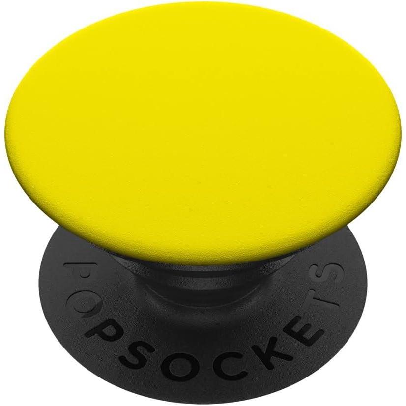 imagePopSockets Phone Grip with Expanding Kickstand  Yellow PopSockets Adhesive PopGripAdhesive PopGrip