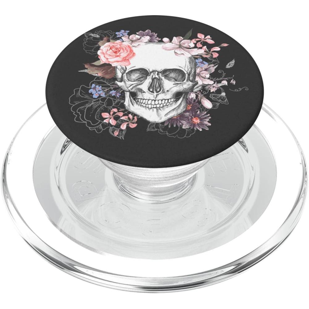 imagePopSockets Skull amp Goth Phone Grip amp Stand Death Petal PopSockets PopGrip for MagSafeMagnetic PopGrip