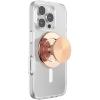 imagePopSockets Phone Grip for MagSafe with Kickstand Magnetic Stand Swappable Top Secure Hold for iPhone MagSafe Cases Phone amp Tablet Grip  Radial Rose Gold