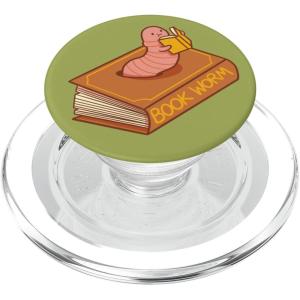 PopSockets Bookish Phone Grip & Stand – Bookworm PopSockets PopGrip for MagSafe(Magnetic PopGrip)